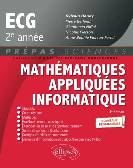 Mathématiques appliquées - Informatique - prépas ECG 2e année