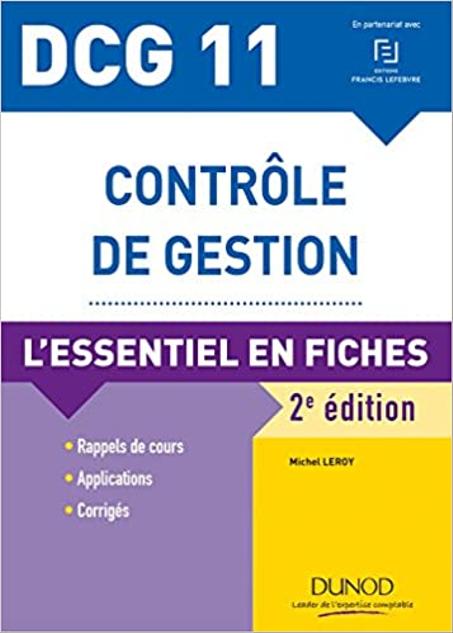 DCG 11 - Contrôle de gestion - 2e éd. - L'essentiel en fiches