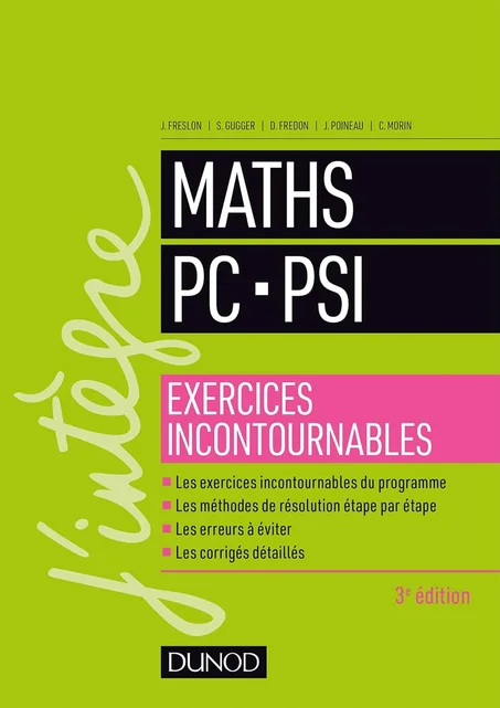 Maths PC-PSI - Exercices incontournables - 3ed