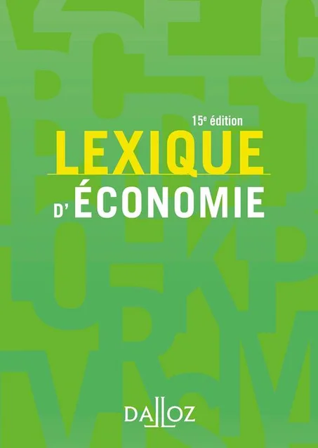 Lexique d'économie