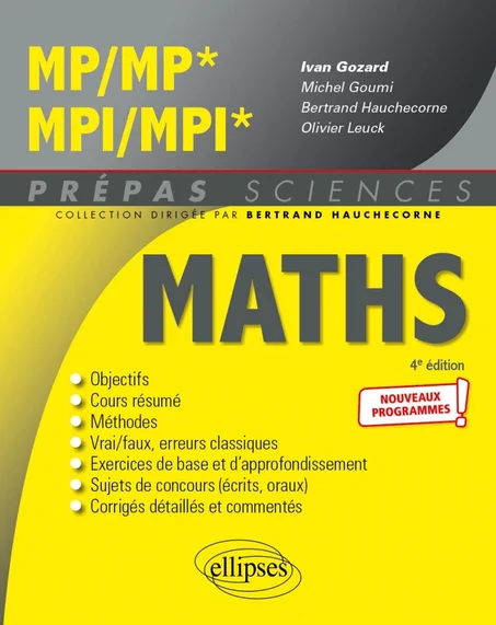 Mathématiques MP/MP* - MPI/MPI*