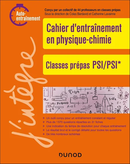 Cahier d'entrainement en physique-chimie PSI-PSI*
