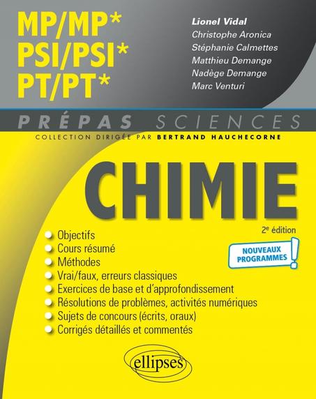 Chimie  MP-MP*/ PSI-PSI* /PT-PT*