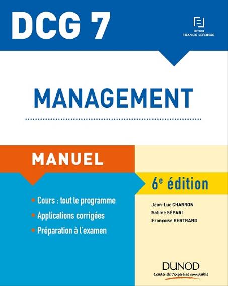 DCG  7  Management  Manuel 6e édition