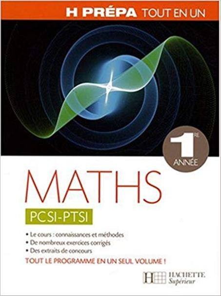 H prépa Maths   PCSI- PTSI   1re année