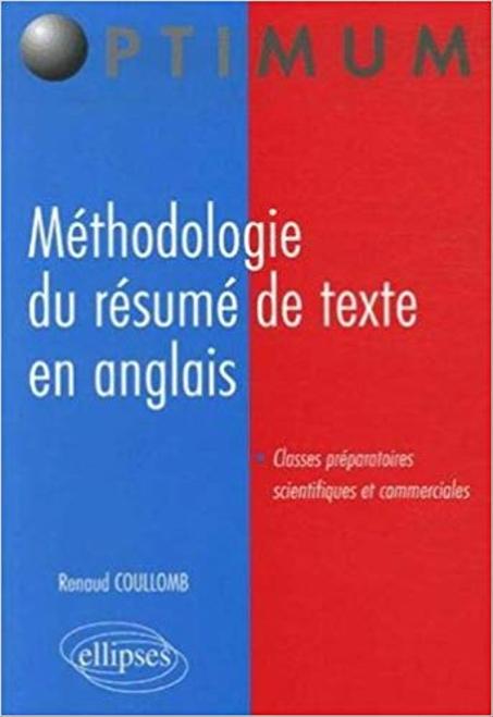 Méthodologie du résumé de texte en anglais