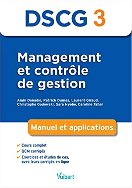 DSCG 3 Management et contrôle de gestion Manuel et applications