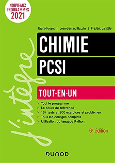 Chimie  PCSI  Tout-en-un