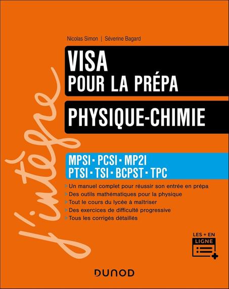 Physique-Chimie, Visa pour la prépa - 7e éd.: MPSI-PCSI-MP2I-PTSI-TSI-BCPST