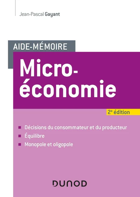 Aide-mémoire - Microéconomie - 2e éd