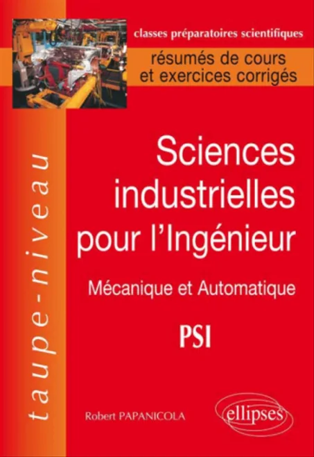 Sciences Industrielles pour l'ingénieur en PSI