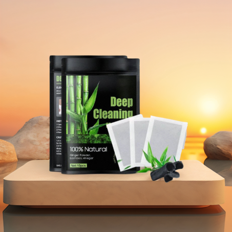 لاصقات إزالة السموم وتجديد نشاط القدم