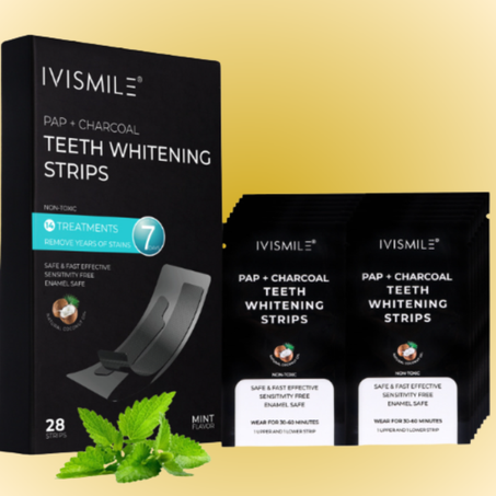 شرائط تبييض الأسنان الفورية