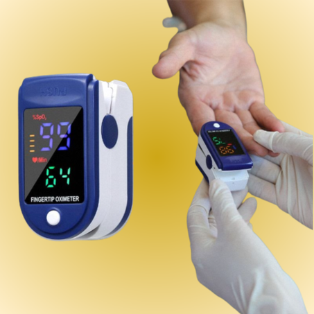 جهاز قياس الأكسجين ونبض القلب الرقمي