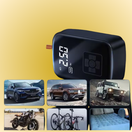 مضخة هواء للسيارة والرحلات