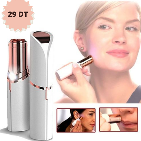 Flawless Mini épilateur Facial en forme de rouge à lèvres