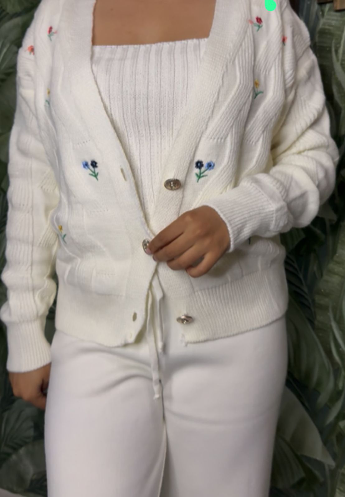 Ensemble de 3 pieces en tricot تلاتة قطع