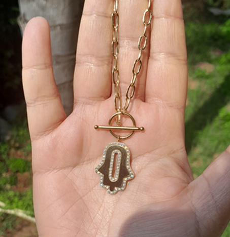 🧿✨ Sautoir "Khmissa" – L'élégance chargée de sens ✨🧿