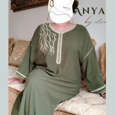 GANDOURA BOTANIQUE VERT BOUTEILLE