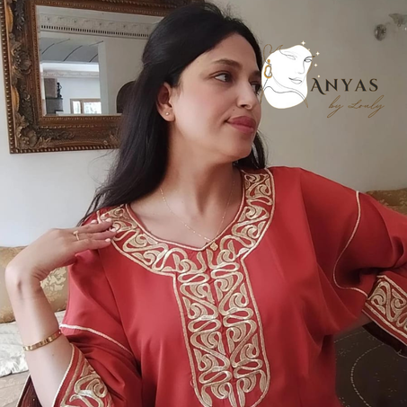 🧕 Gandoura – Rouge Brique