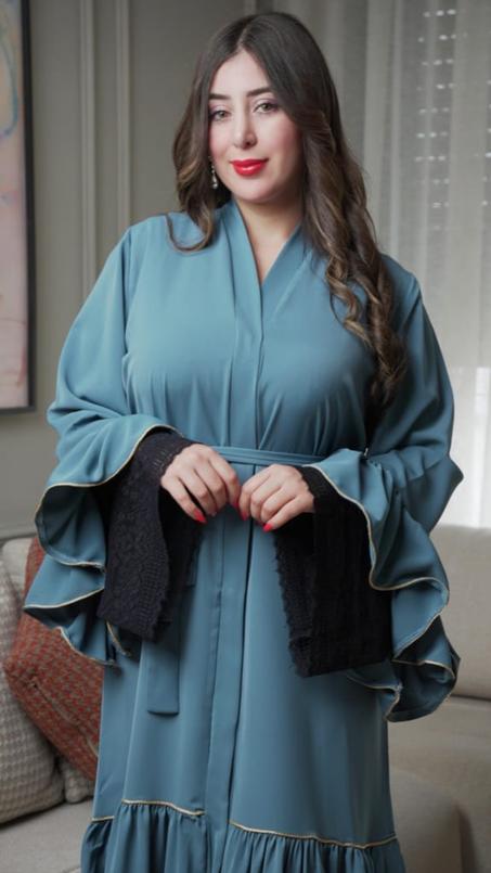 Abaya Bleu