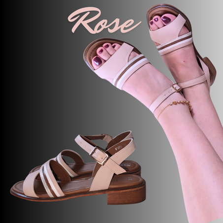 Sandales roses élégantes