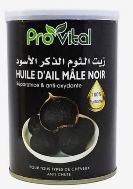 زيت الثوم الذكر الأسود