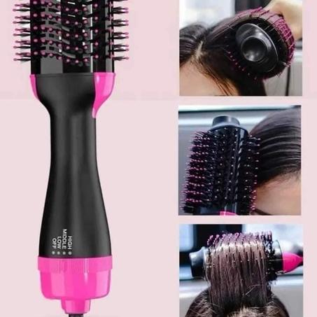 Brosse sèche-cheveux électrique 2in1