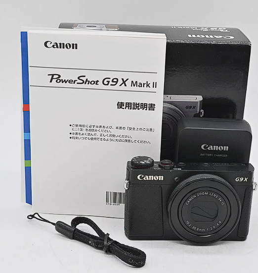 Canon PowerShot G9 X Mark II – 20.1MP Premium Compact Digital Camera (Black)