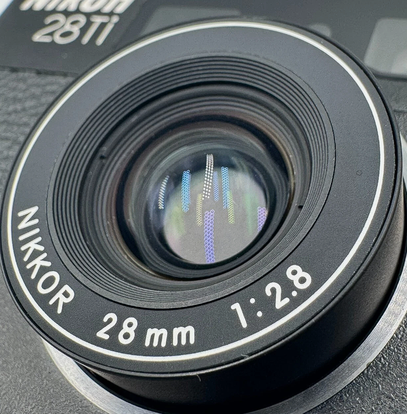 Nikon 28Ti Black 28mm 1:2.8 Film Camera (With New Batteries)