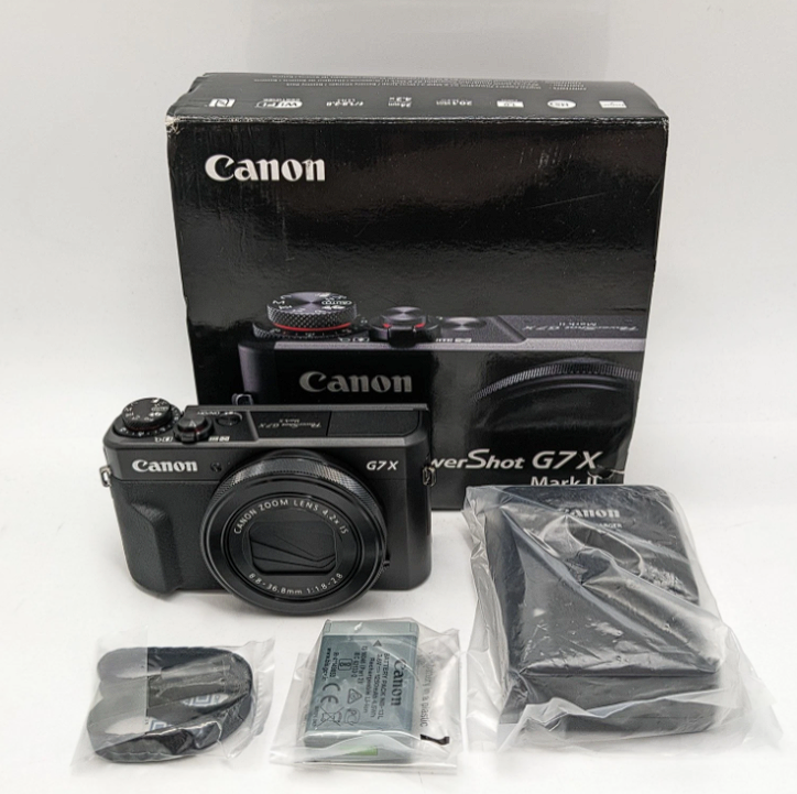 Canon PowerShot G7 X Mark II Compact Camera 20.1 MP Black