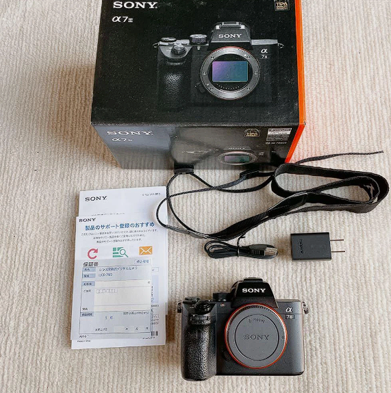 Sony Alpha a7 III Mirrorless Camera 24.2MP Body Black w/ Box Battery