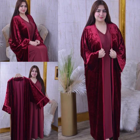 Caftan Kimono Marocain Velours