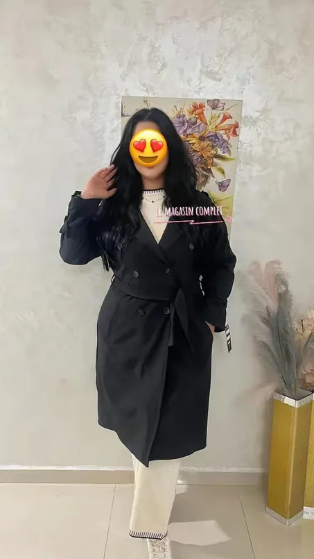 Trench femme élégant – Manteau chic pour l’hiver