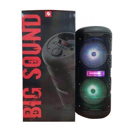 PARTAGEZ CE PRODUIT   Wireless Speaker Haut parleur Stereo Super Bass Bluetooth  LED et lecteur MP3 avec télécommande