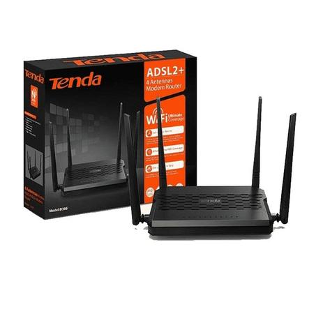 Tenda D305 Modem Routeur sans fil 300N  AVEC 4 Antennes