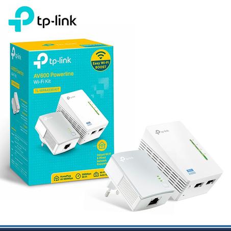 ADAPTADOR POWERLINE TP-LINK TL-WPA4220 KITx2 300MBPS WI-FI