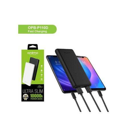 Oraimo OPB-p110D, high capacity PowerBank 10000mAh - black