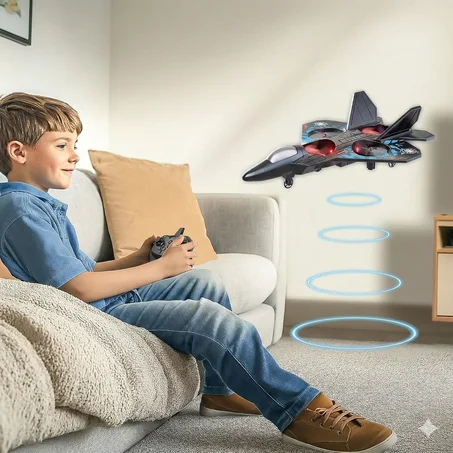 لعبة طائرة مقاتلة يتم التحكم فيها عن بعد