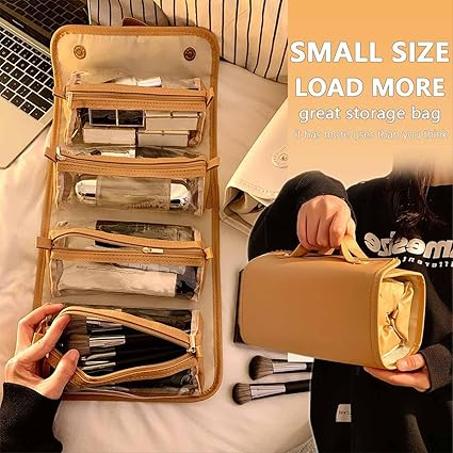 حقيبة مستحضرات التجميل قابلة للطي