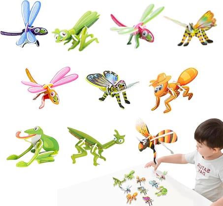 25 قطعة من الألغاز التعليمية ثلاثية الأبعاد