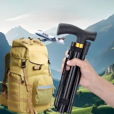 عكاز قابل للطي من الالمنيوم طبي