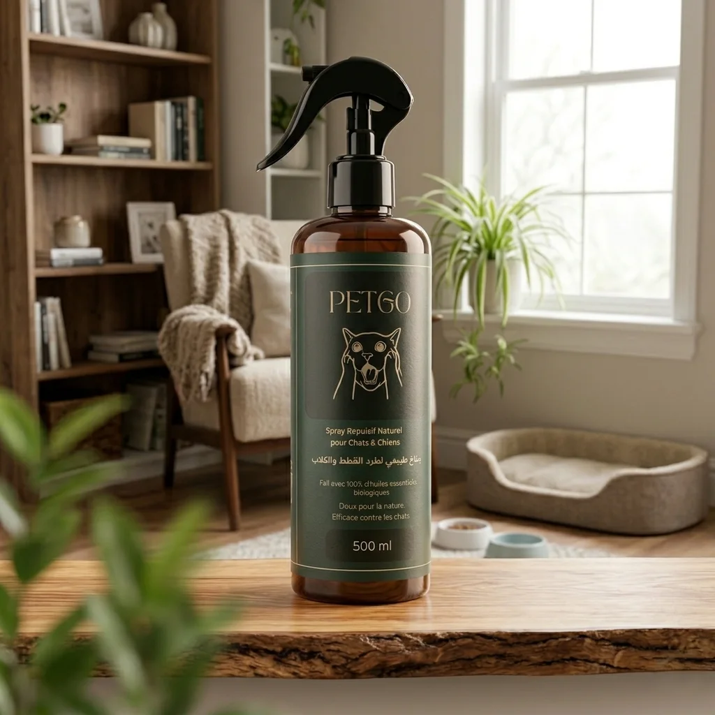 petgo - Répulsif Naturel et Éducatif pour Chats et cheins (500ml)
