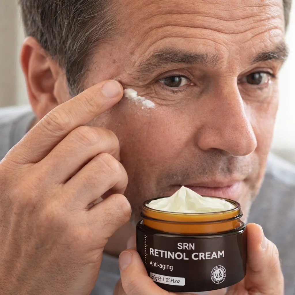 Crème retinol anti rides