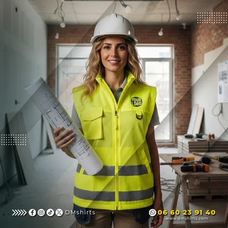 Gilet fluo premium jaune