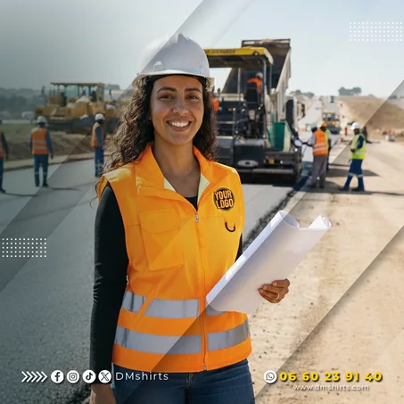 Gilet fluo premium orange