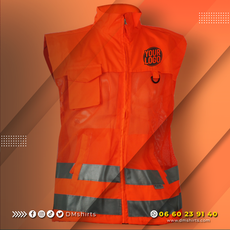 Gilet fluo premium orange
