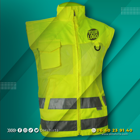 Gilet fluo premium jaune