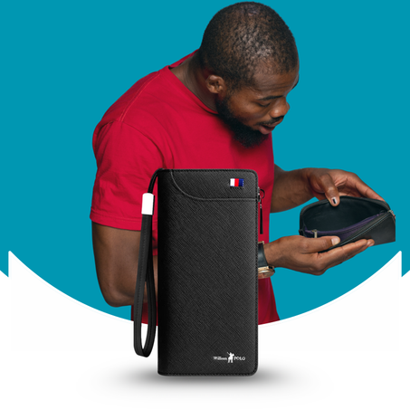 Baellerry – – محفظة رجالية كلاسيكية بسعة كبيرة وأناقة عملية