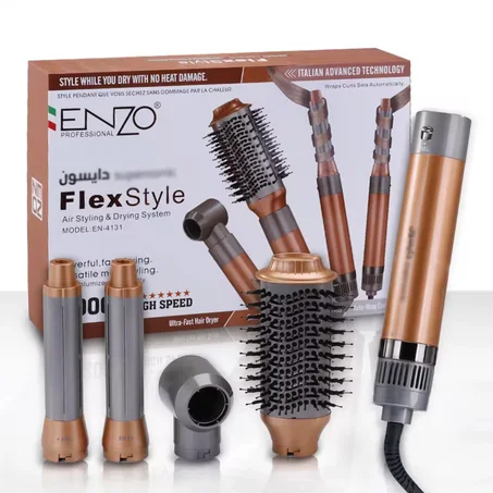 Brosse Soufflante ENZO FlexStyle 5en1 💖